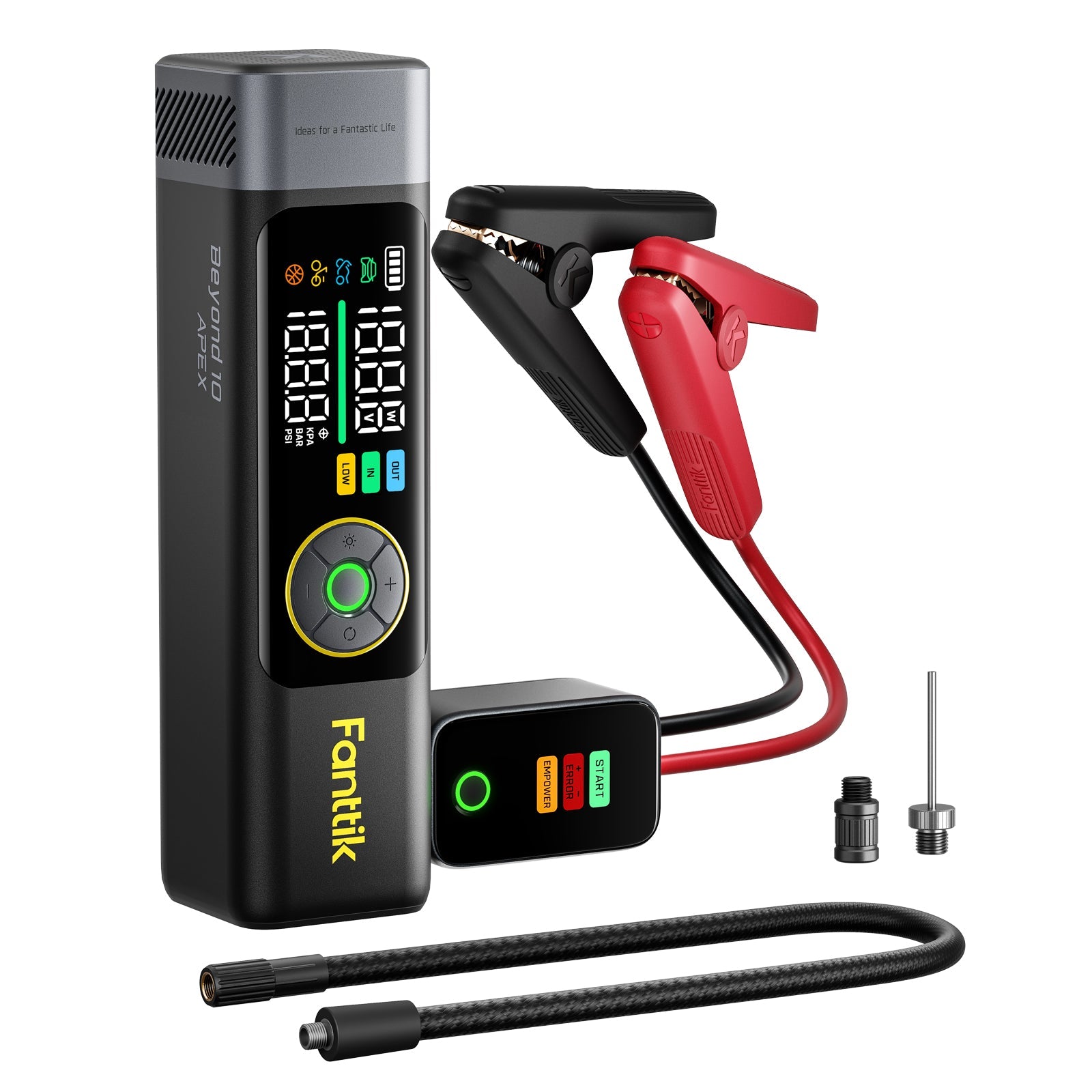 Fanttik Beyond 10 Apex Jump Starter with Air Compressor