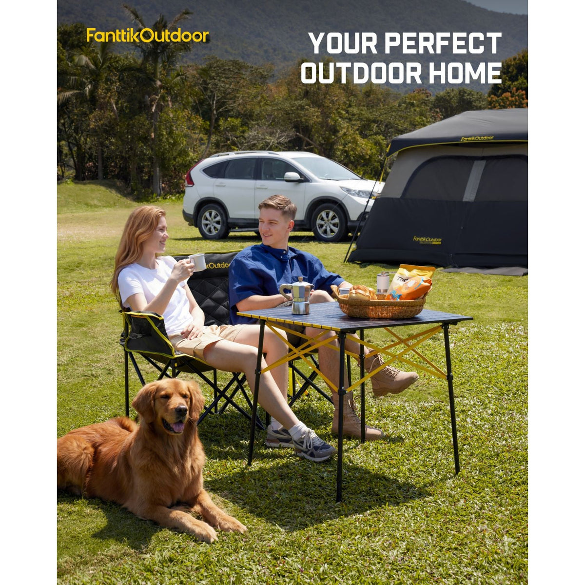 FanttikOutdoor Zeta L11 Duo Pro Double Camping Chair