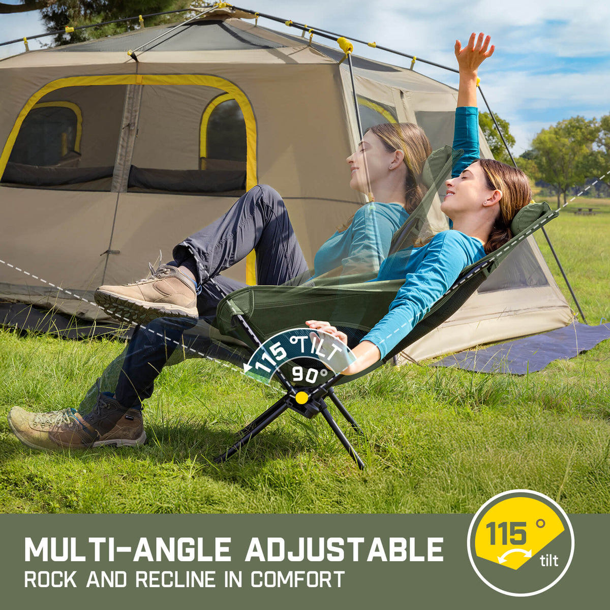 FanttikOutdoor Zeta L8 Max Rocker Camping Chair
