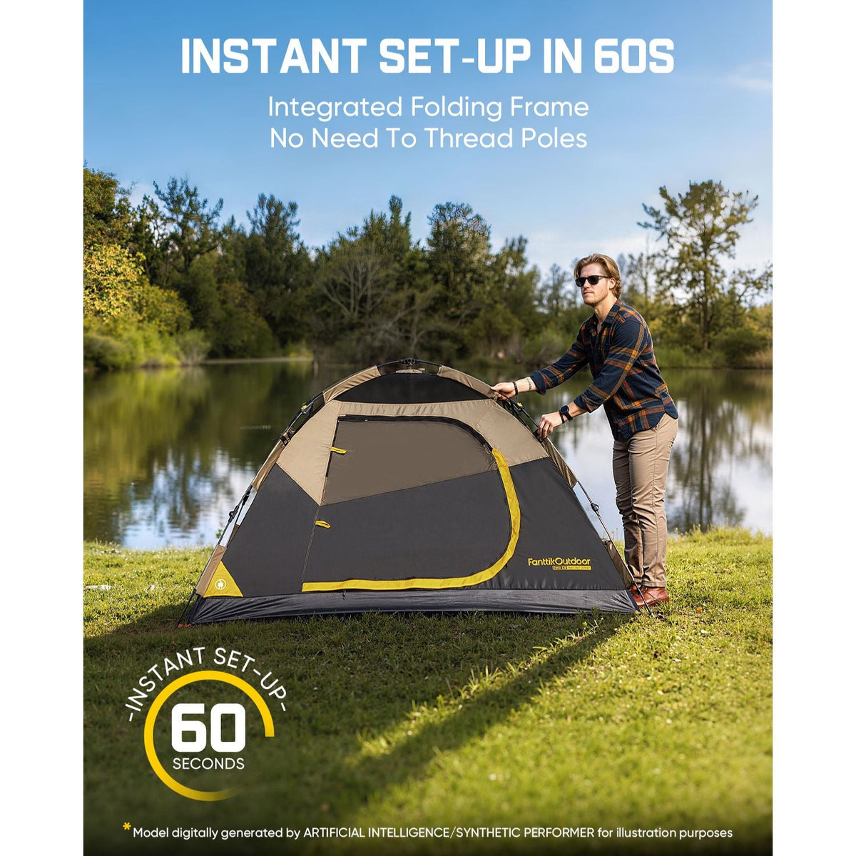 FanttikOutdoor Zeta C2/C3/C4 Dome Tent