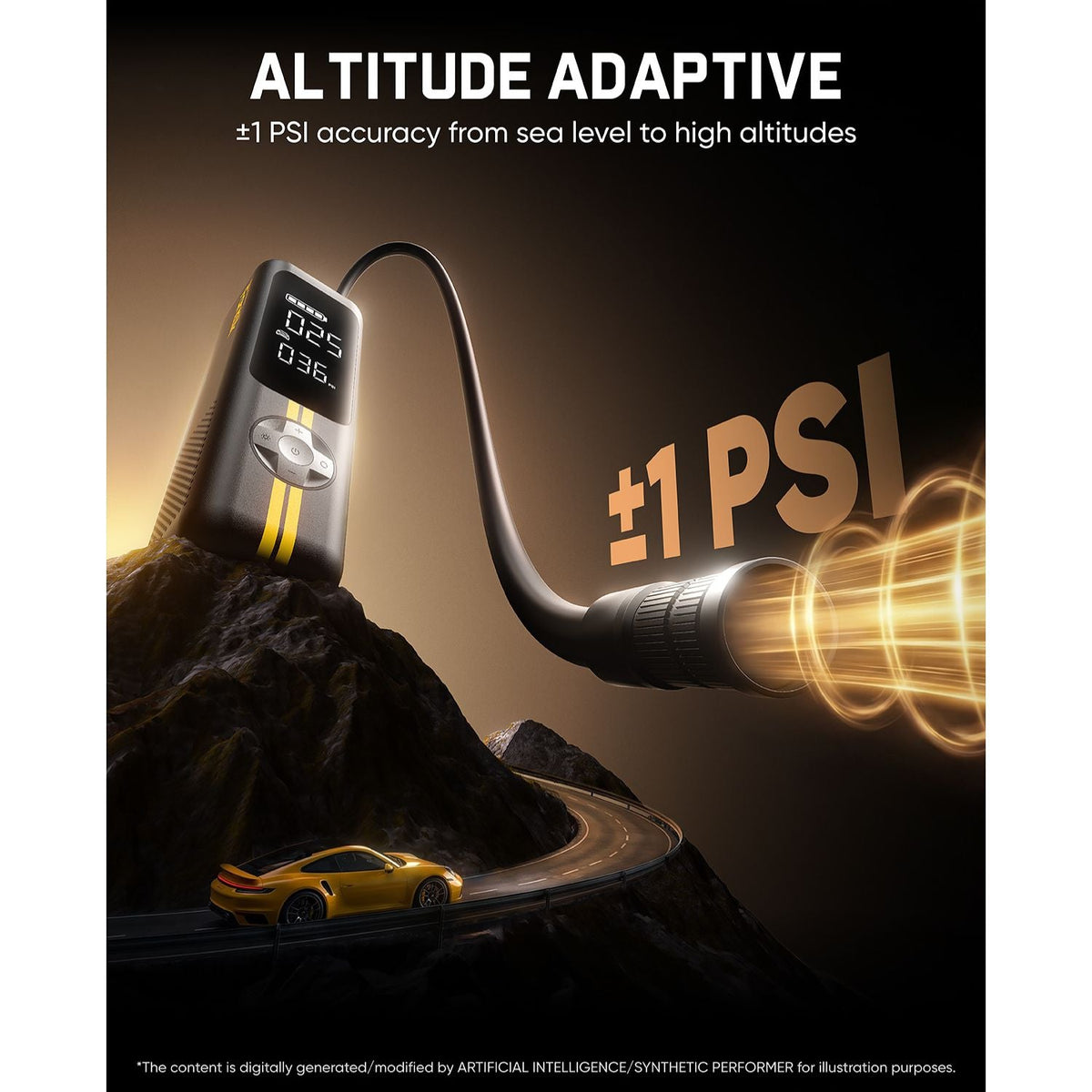 Calibração de pressão do Fanttik X8 APEX em diferentes altitudes