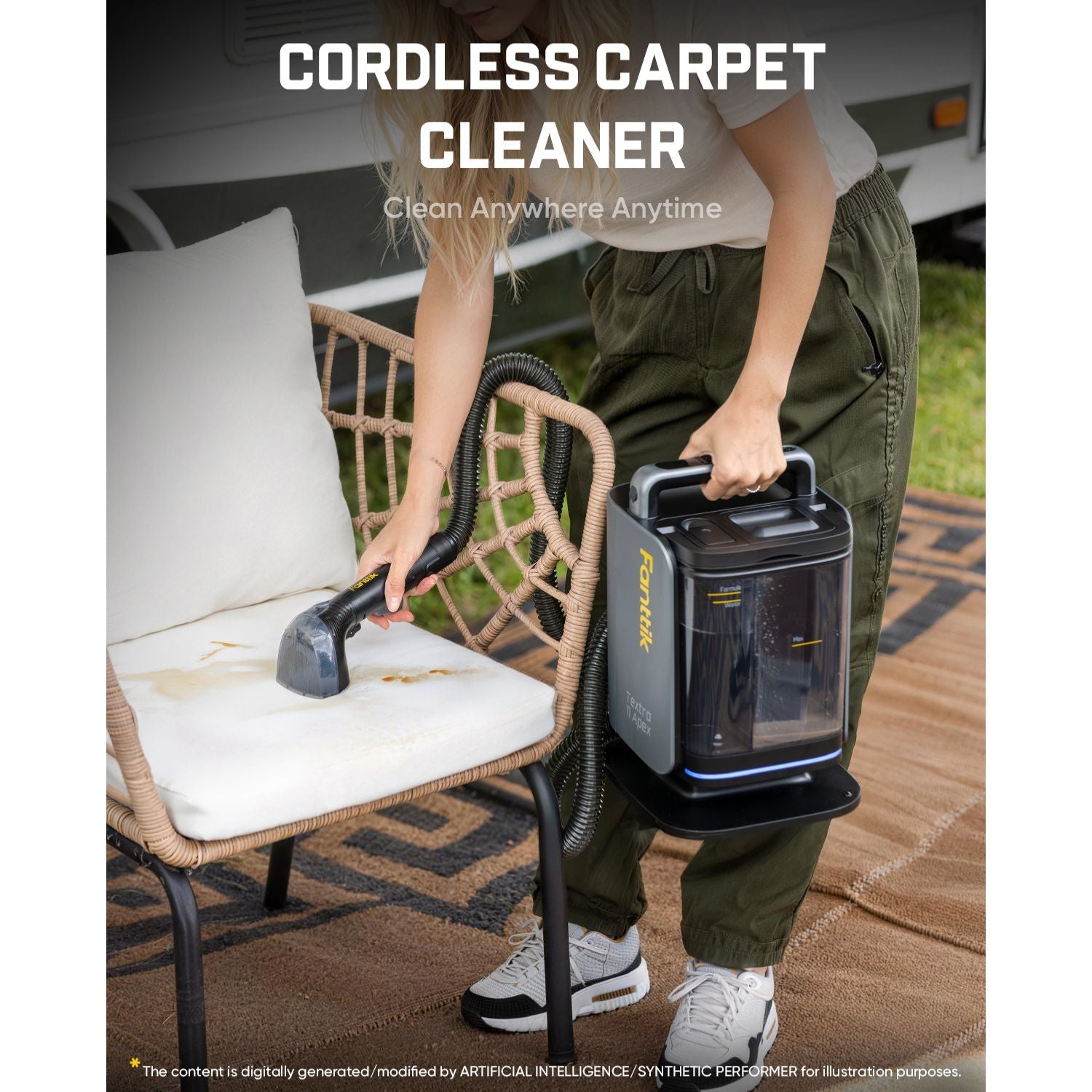Fanttik Textra 11 Apex Cordless Carpet Cleaner