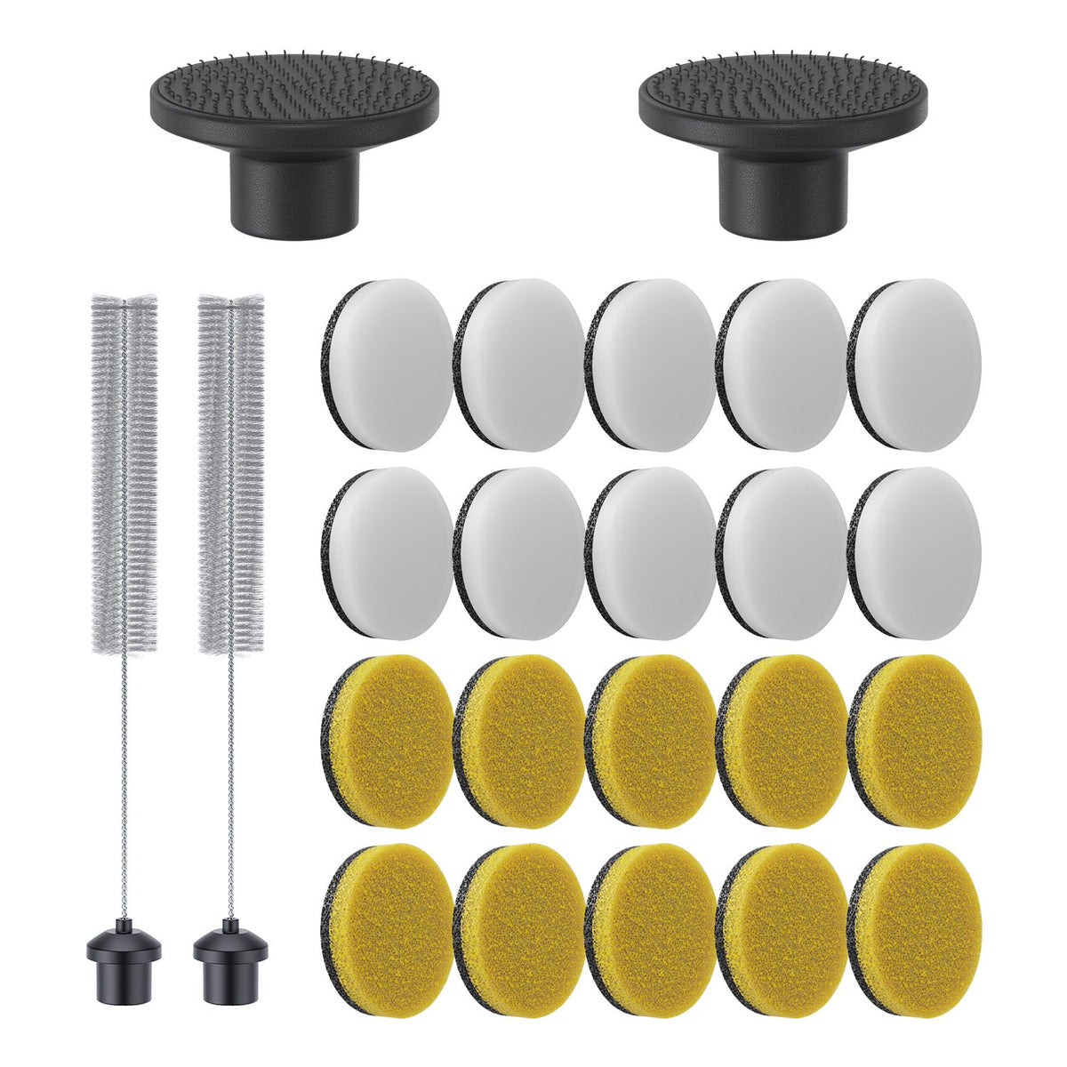 24 PCS Replacement Pads for G10 Nano Electric Scrubber