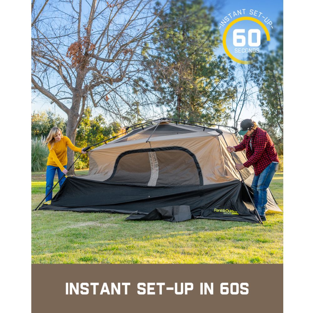FanttikOutdoor Zeta C8 Pro 8 Person Camping Tent