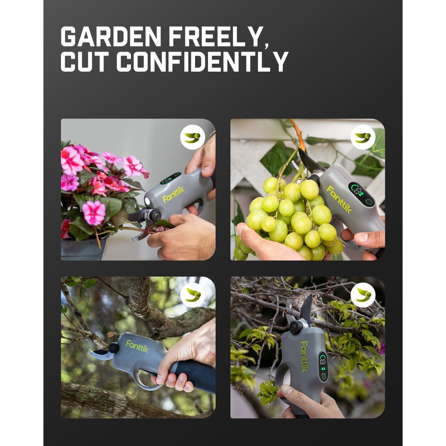 Fanttik Y10 Pro 7.2V Cordless Pruning Shears