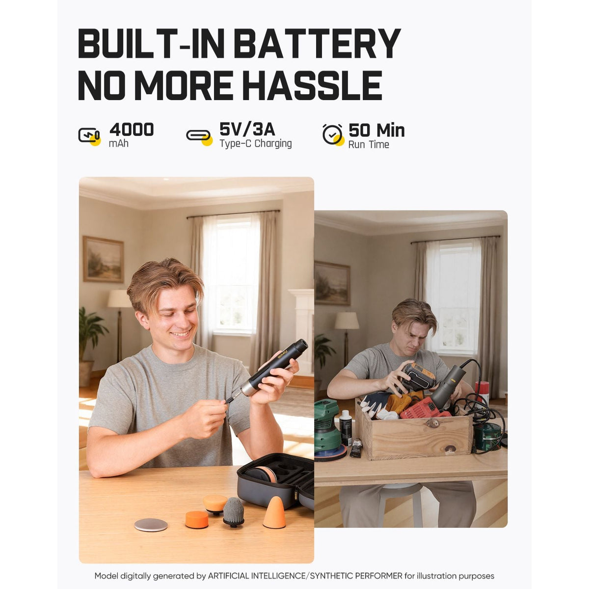 Fanttik P10 Pro Mini Car Buffer Polisher