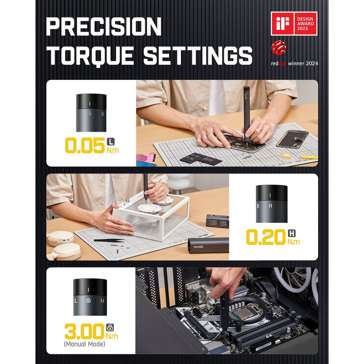 Fanttik E1 MAX Precision Electric Screwdriver