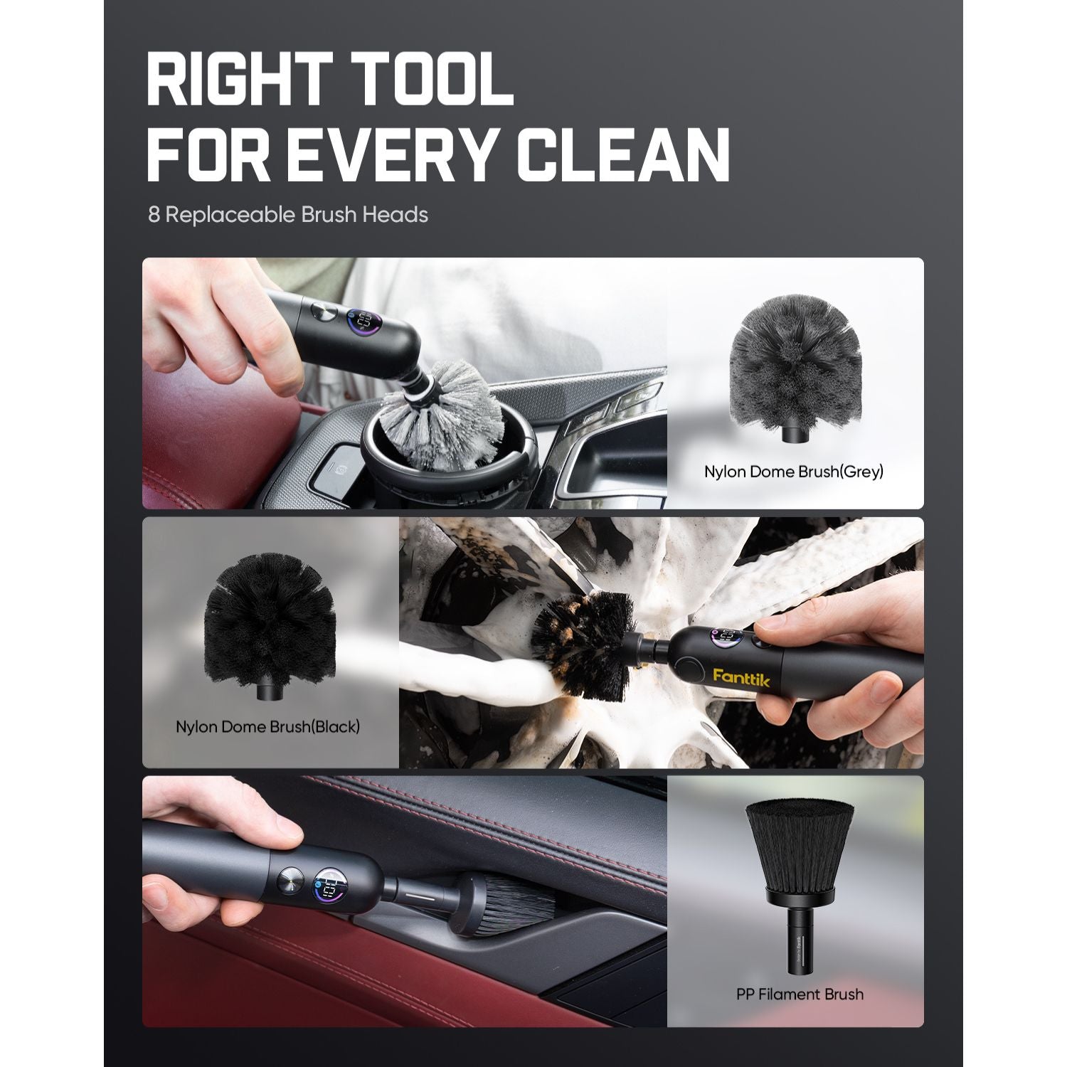 Fanttik Flip G10 Nano AutoCare Electric Spin Scrubber