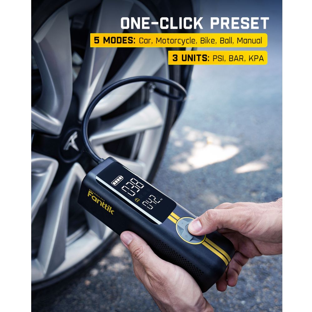 Fanttik X8 APEX EV Tire Inflator and V10 APEX Foldable Car Vacuum