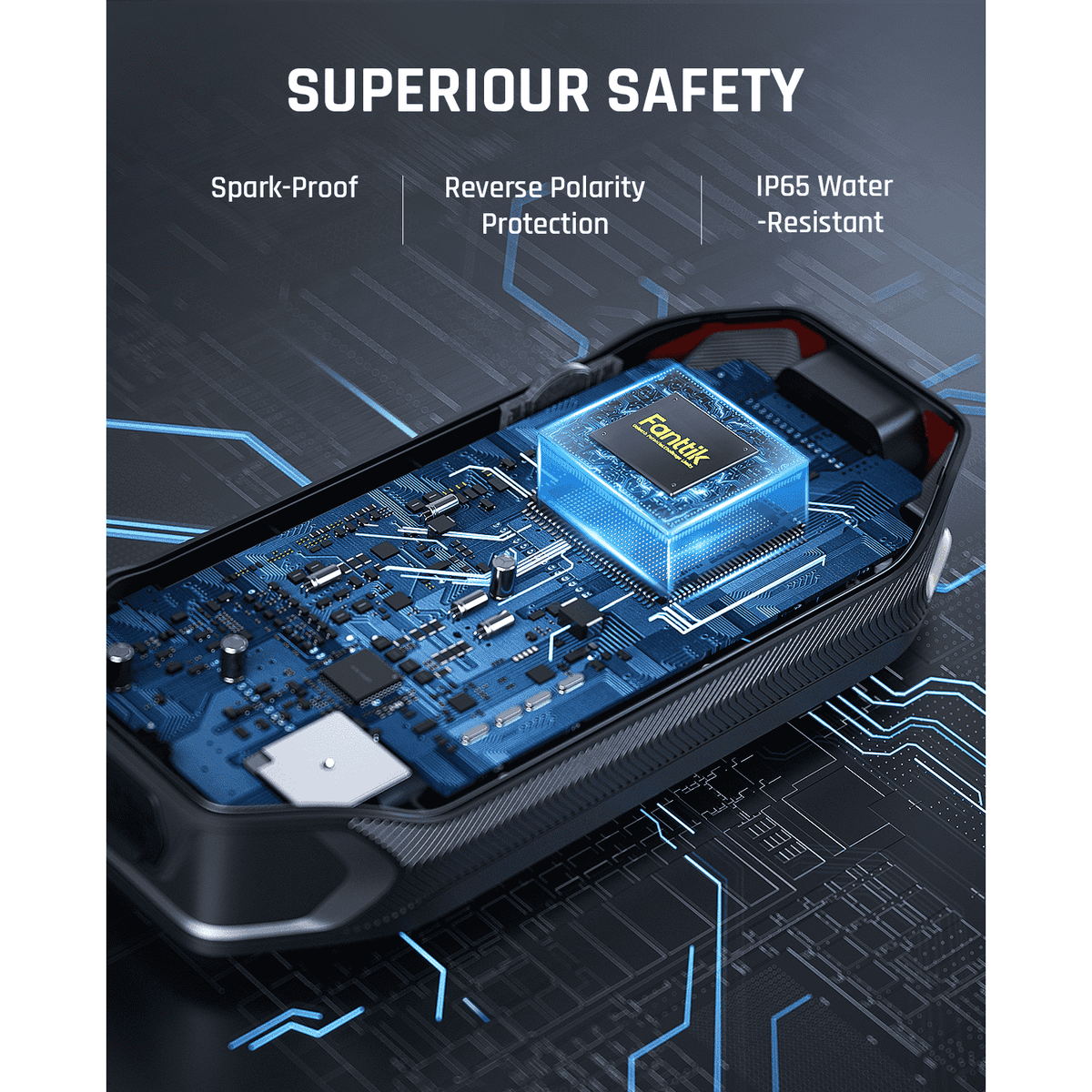 Fanttik T8 1300 Amp Jump Starter