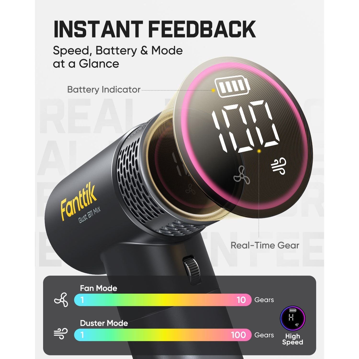 Fanttik B11 Mix 2-in-1 Electric Air Duster