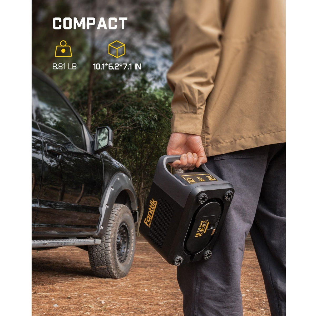 Fanttik X9 Ultra® Tire Inflator for Pickup Trucks