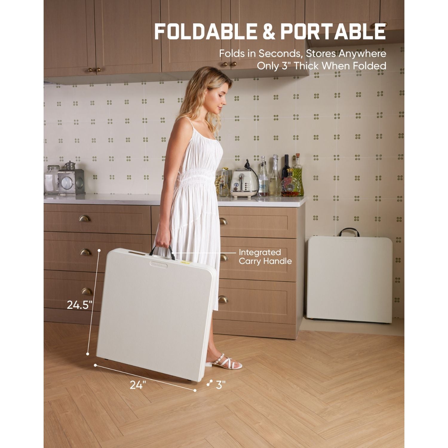 FanttikOutdoor Zeta X4 Pro 4ft Folding Table (2-Pack)
