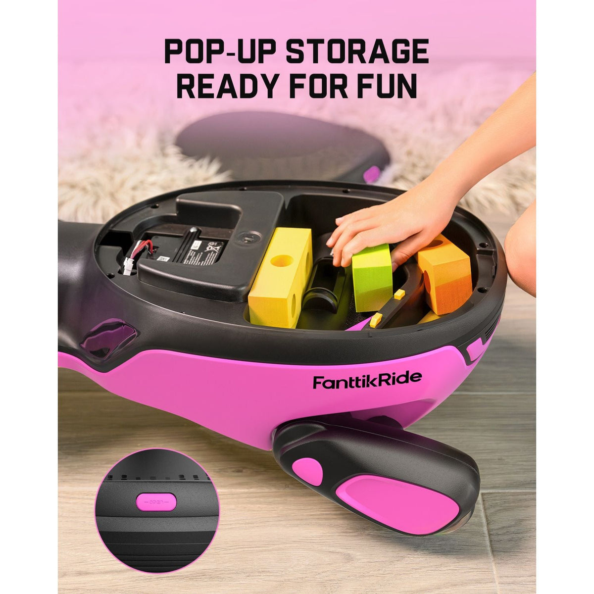 FanttikRide N10 Classic 6V Electric Wiggle Car with Pedal