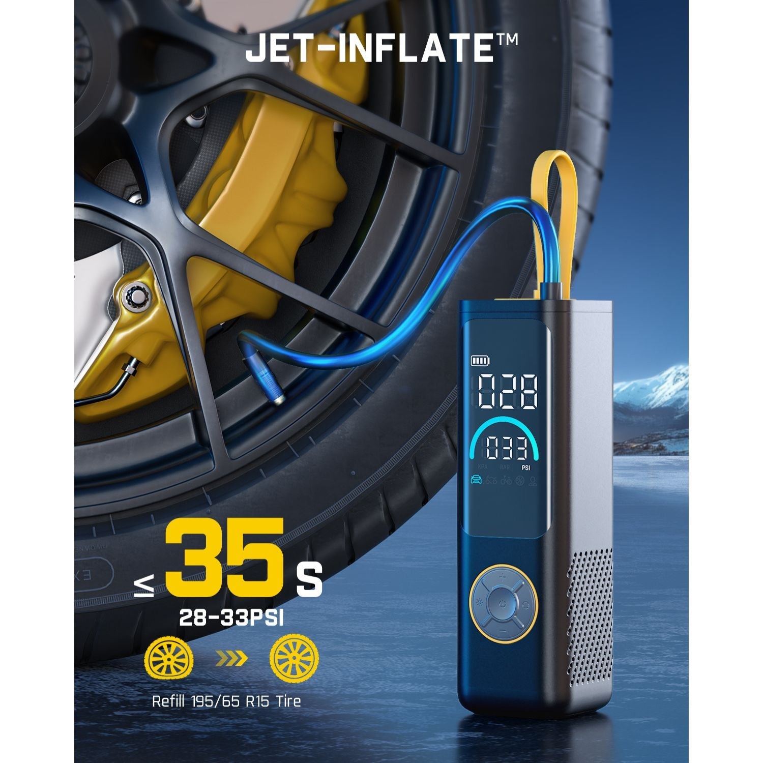 Fanttik X9 APEX Tire Inflator and Potent T10 1800 Amp Jump Starter