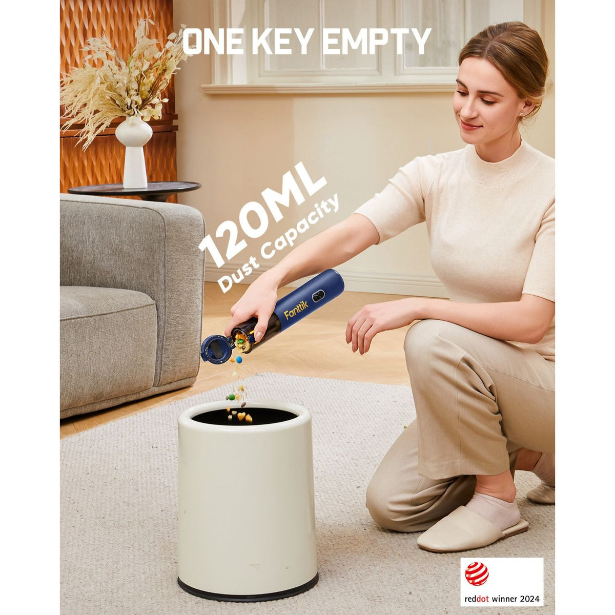 Fanttik V8 Mate Upgraded Cordless Car Vacuum