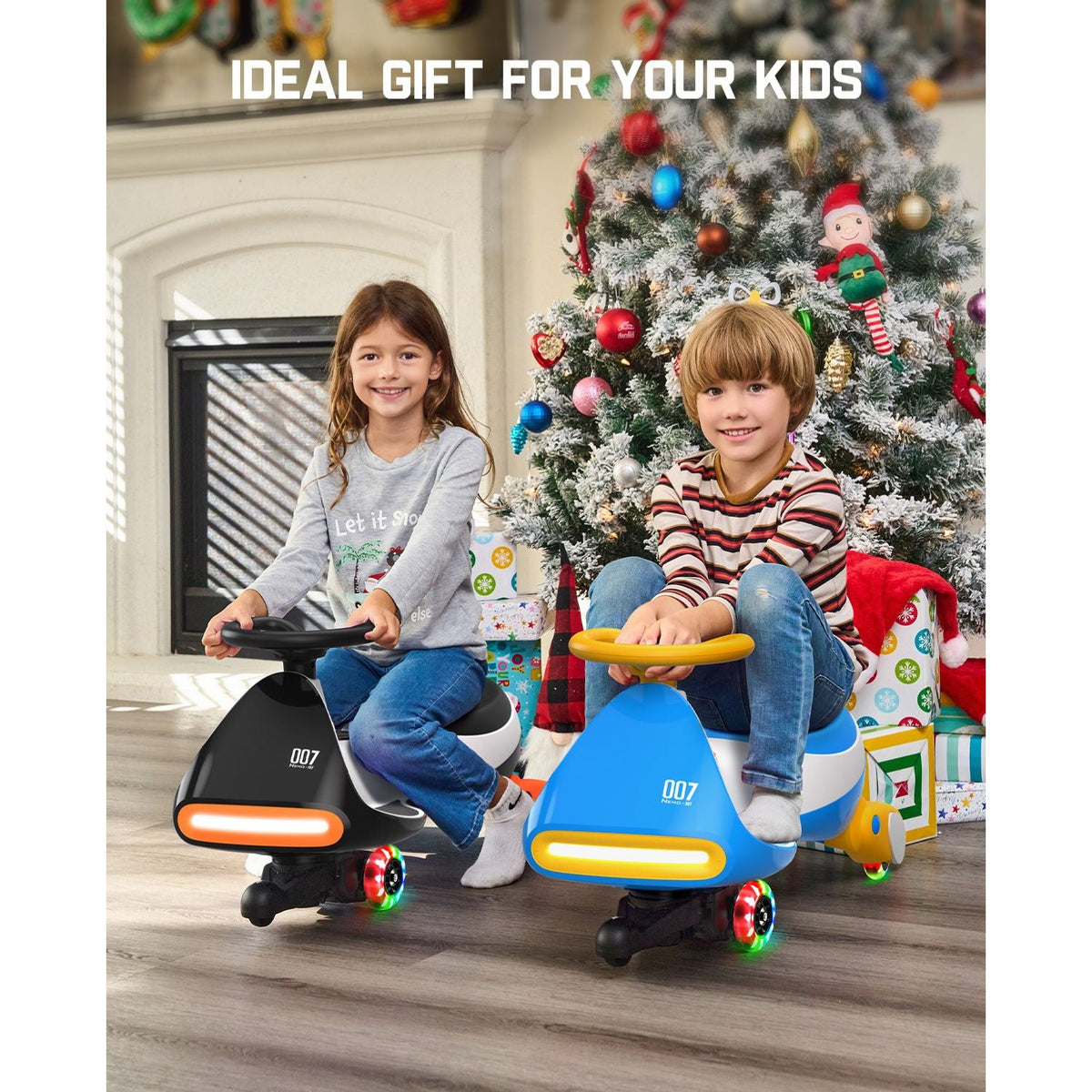FanttikRide N7 Pro 12V Electric Wiggle Car with Pedal