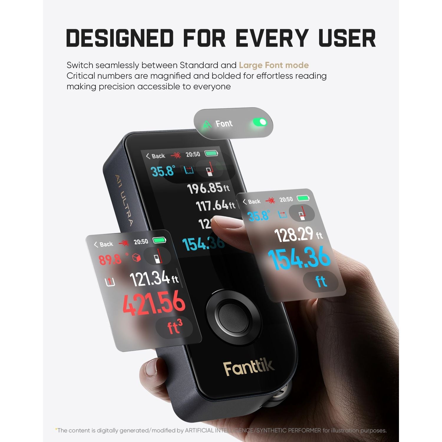 Fanttik A11 Ultra 3-in-1 Laser Measuring Tool