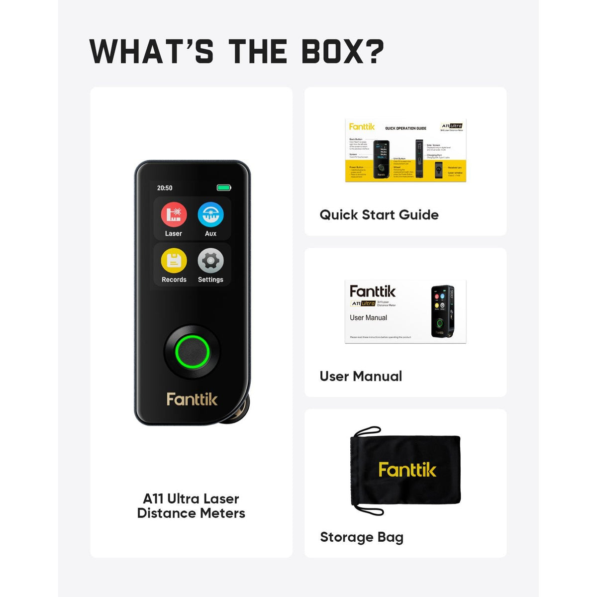 Fanttik A11 Ultra 3-in-1 Laser Measuring Tool