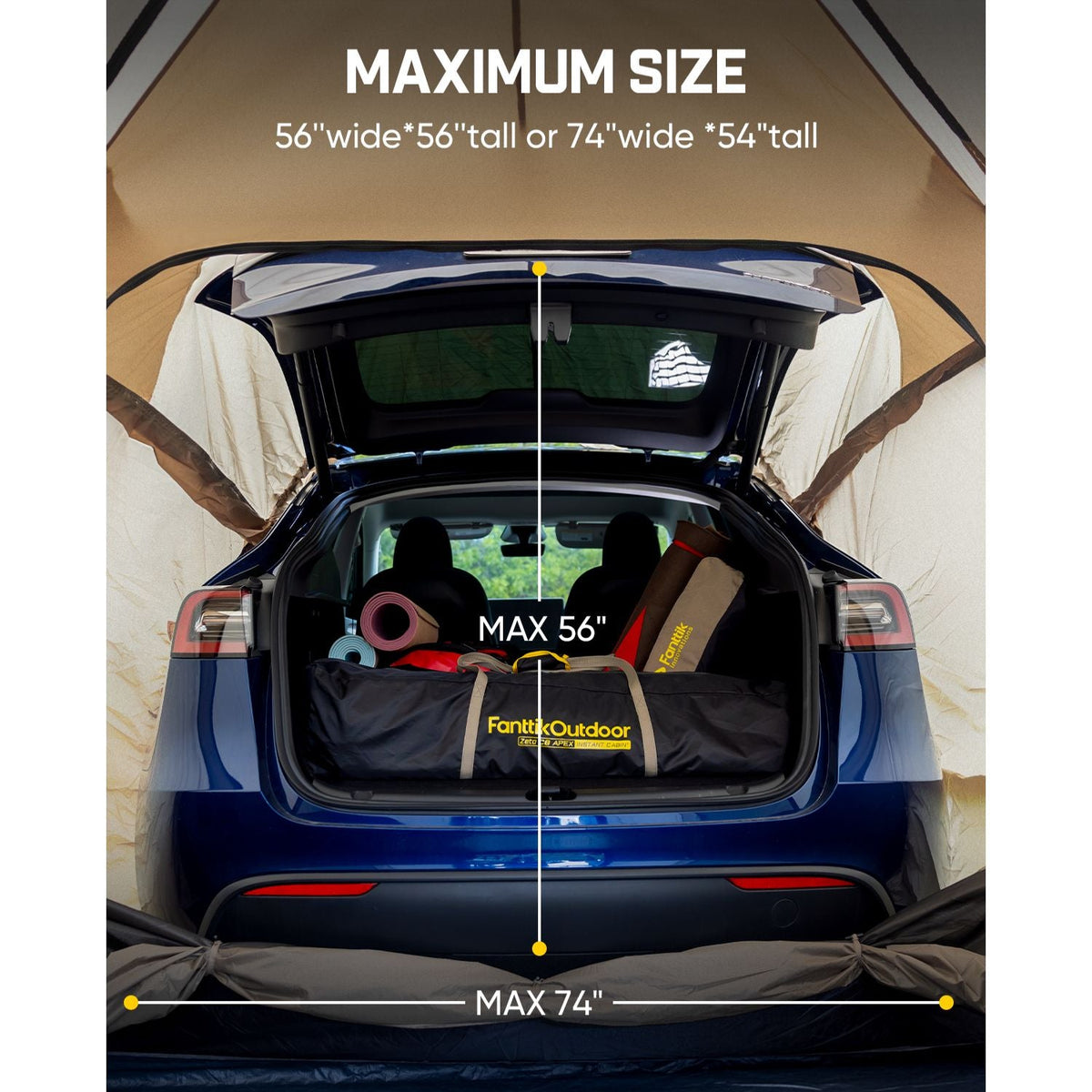 FanttikOutdoor Beta C6 Apex SUV Tent