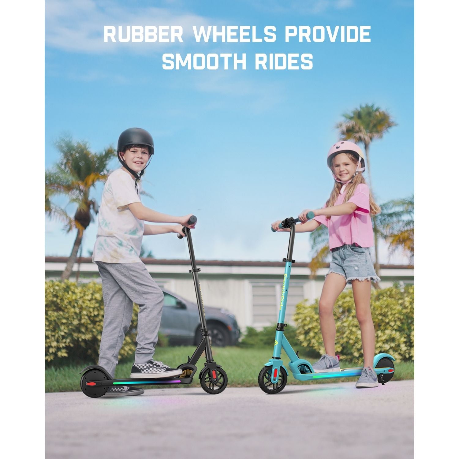 FanttikRide C9 Pro Electric Scooter for Kids Blue