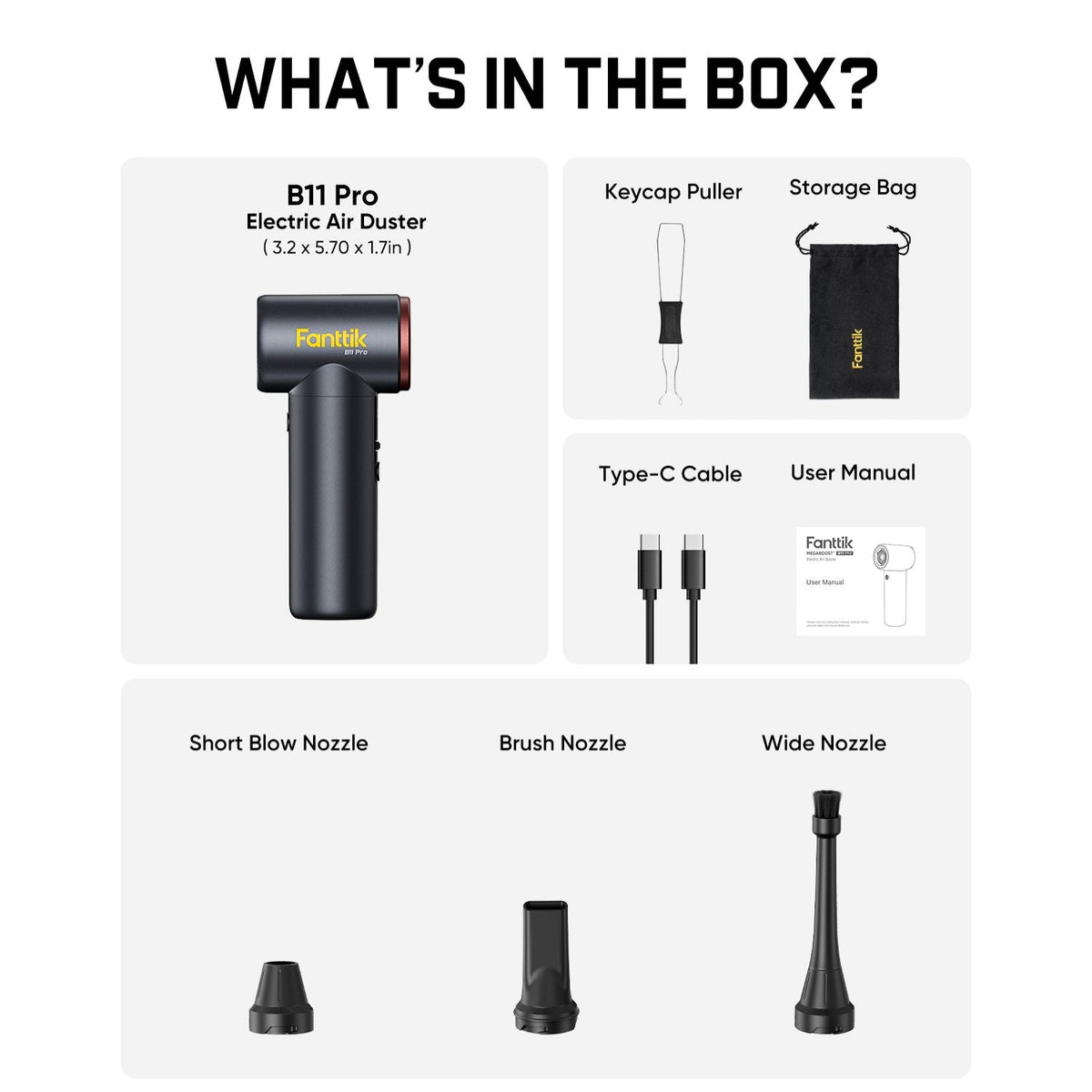 Fanttik B11 Pro Electric Air Duster