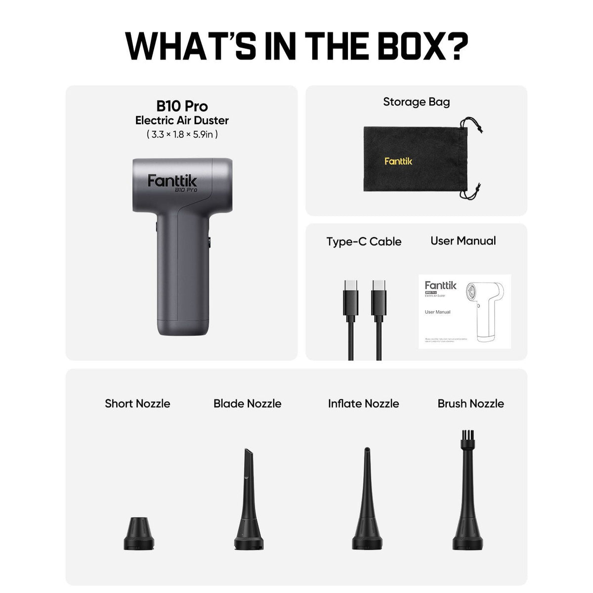 Fanttik B10 Pro Electric Air Duster