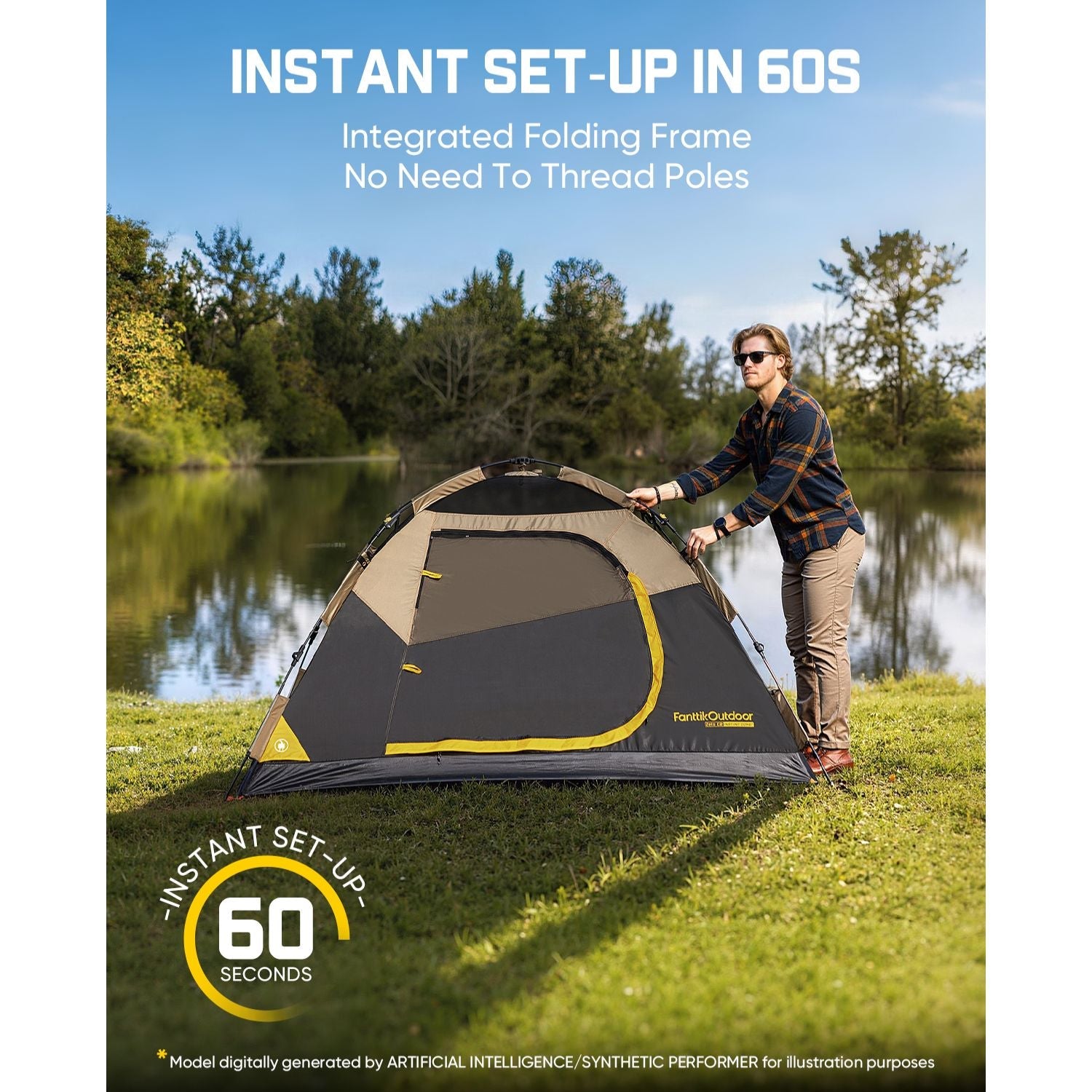 FanttikOutdoor Zeta C2/C3/C4 Dome Tent