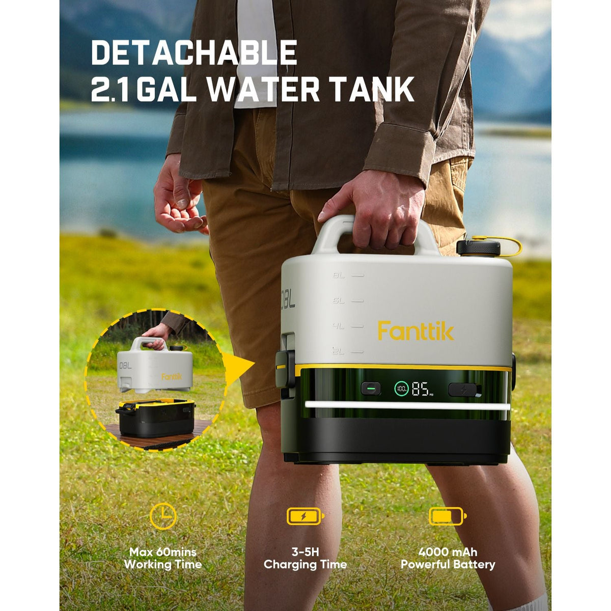Fanttik NB10 Nano Cordless Pressure Washer