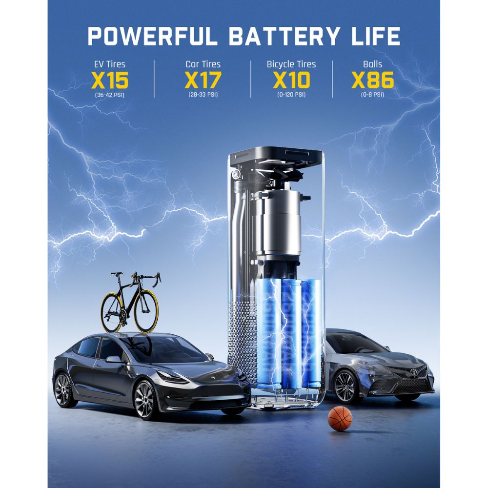 Fanttik X8 APEX EV Tire Inflator and Slim V8 APEX Car Vacuum