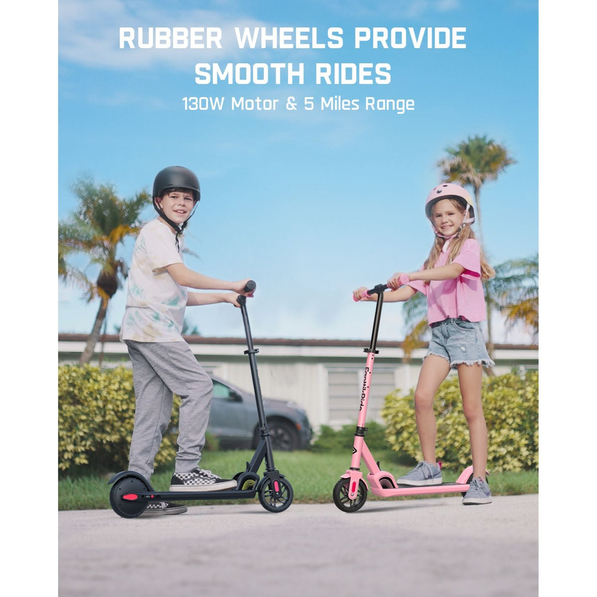 FanttikRide C9 Electric Scooter for Kids Pink