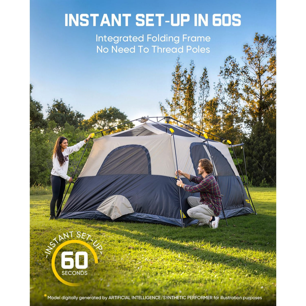 FanttikOutdoor Zeta C8/C10 Apex Camping Tent