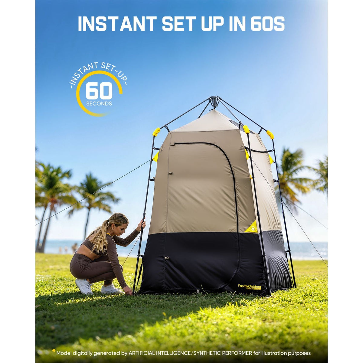 FanttikOutdoor Zeta A1 Pro Shower Tent