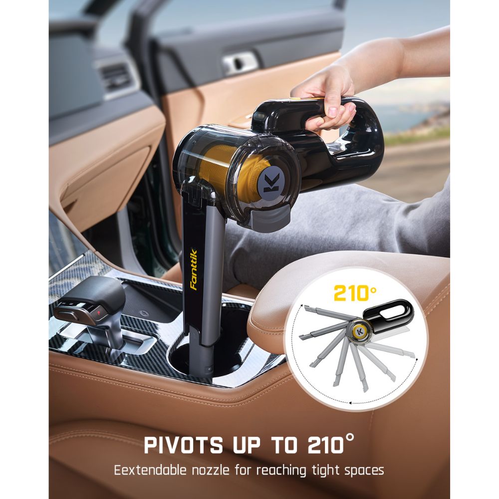 Fanttik X9 Ultra Tire Inflator and V10 APEX Foldable Car Vacuum