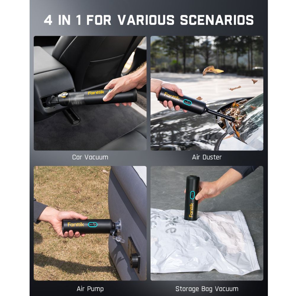 Fanttik Slim V8 APEX Car Vacuum RobustClean®