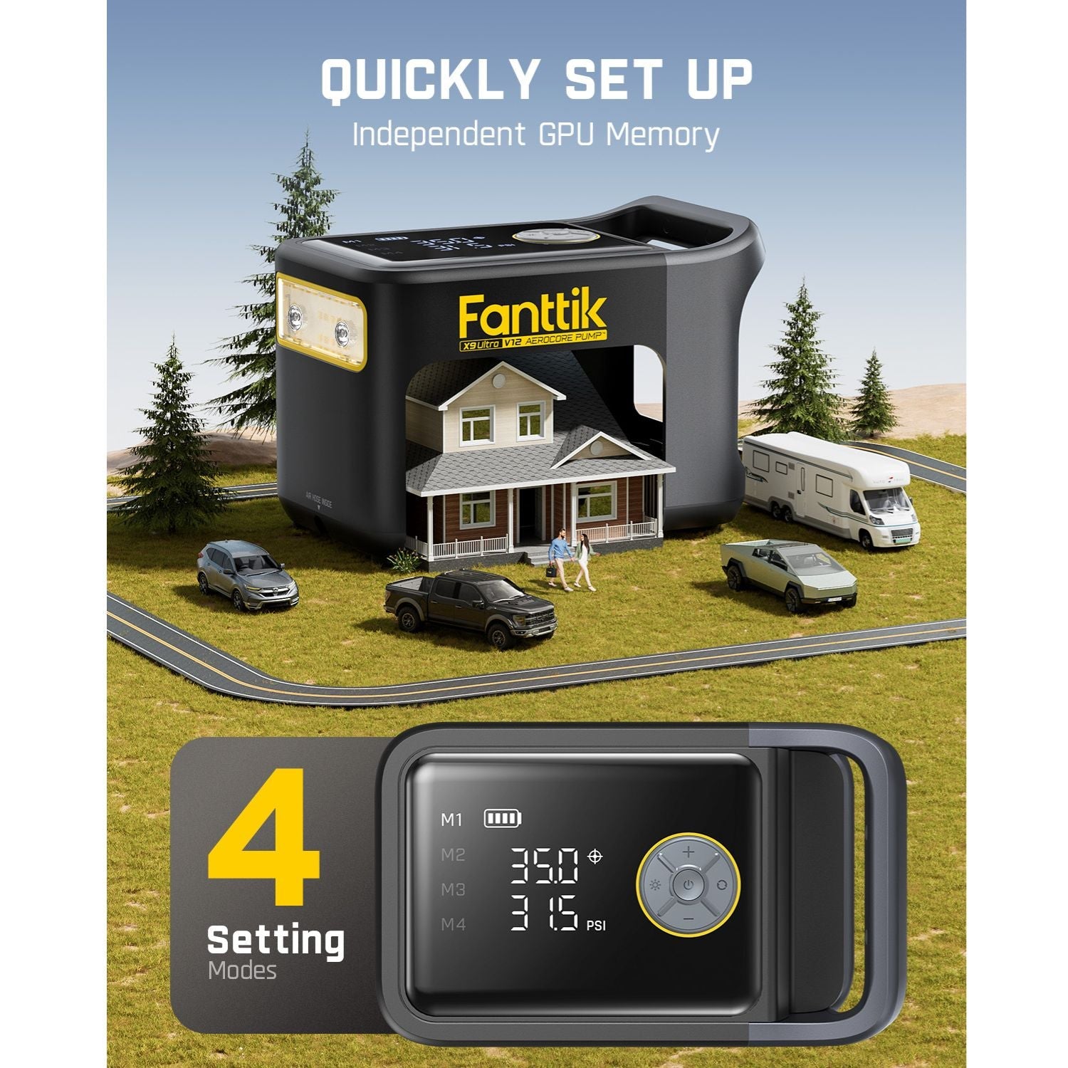 Fanttik X9 Ultra® Tire Inflator