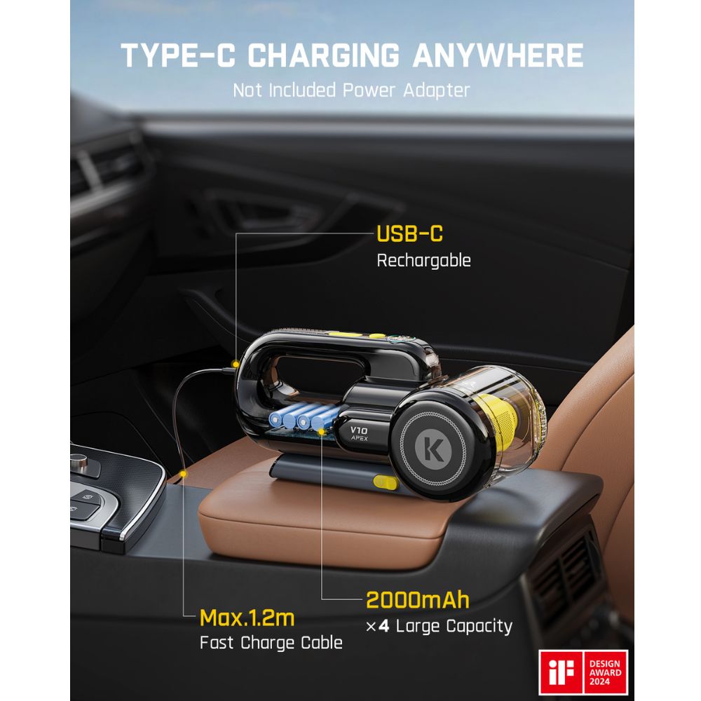 Fanttik Fold V10 APEX Foldable Car Vacuum Dynamicclean®