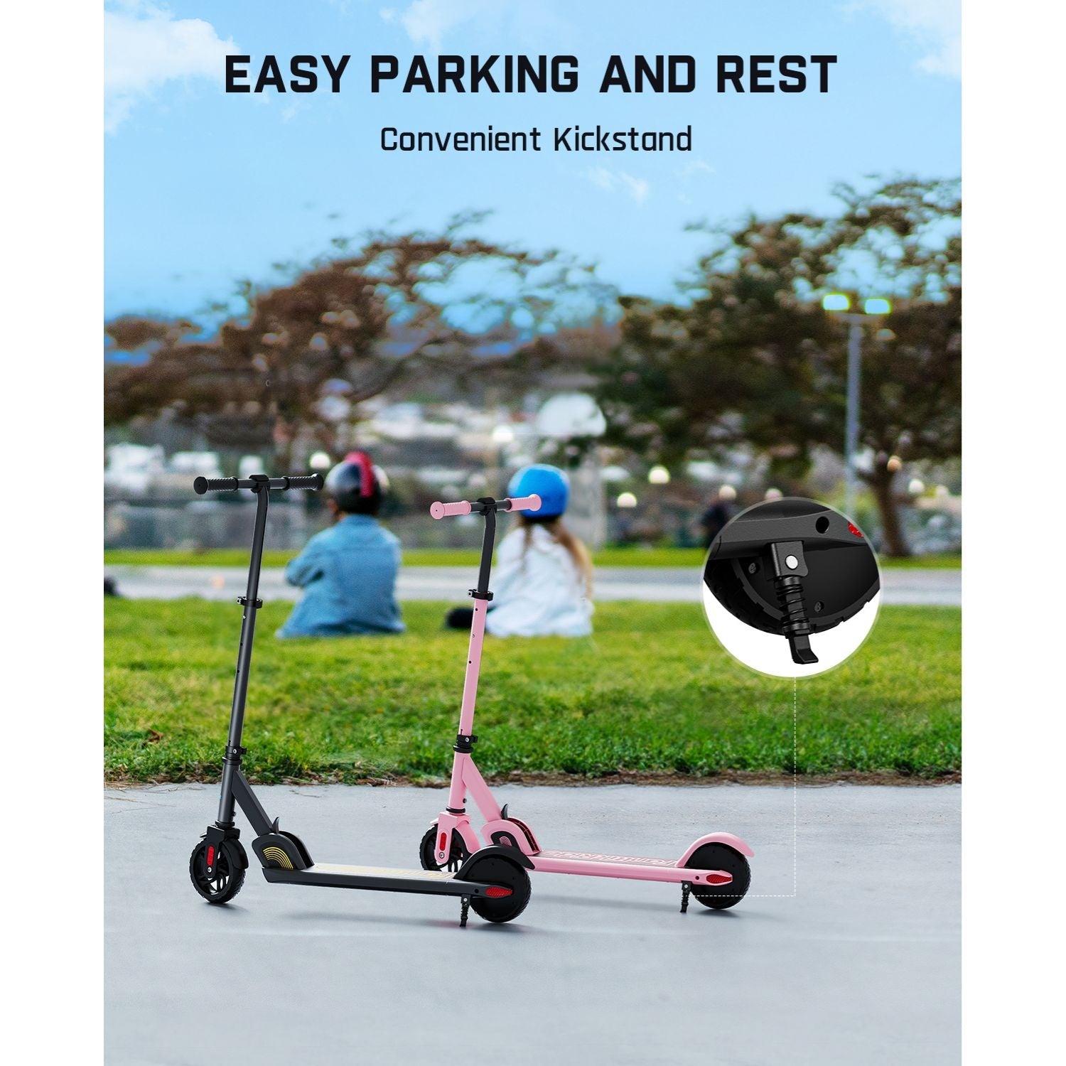 FanttikRide C9 Electric Scooter for Kids Pink
