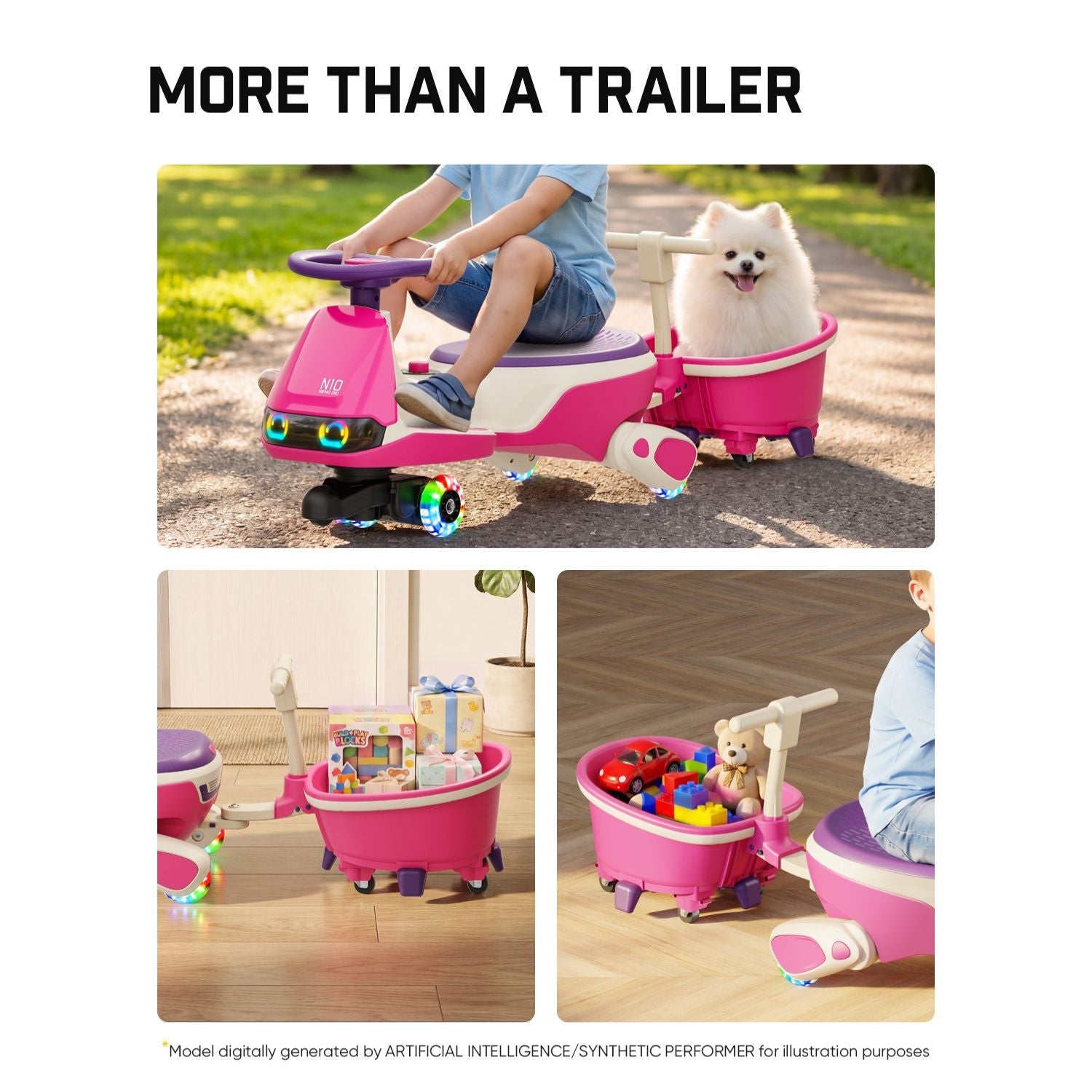 FanttikRide N10 Trailer for N10 Series Wiggle Car
