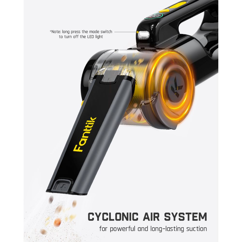 Fanttik X9 Ultra Tire Inflator and V10 APEX Foldable Car Vacuum