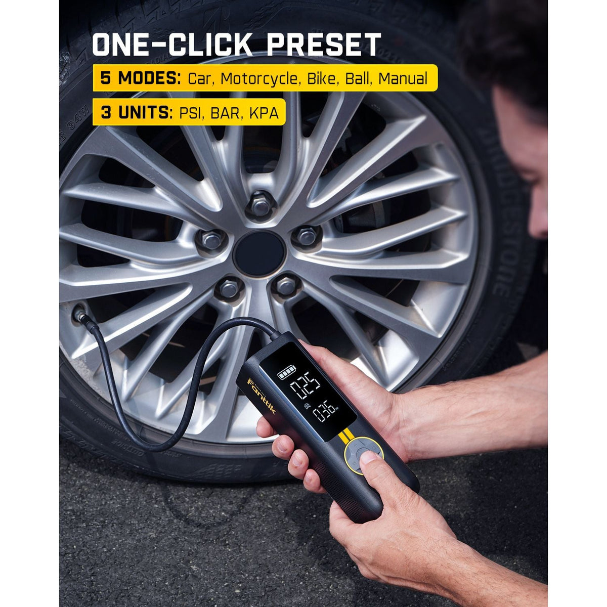 Fanttik X8 APEX Tire Inflator and Potent T10 1800 Amp Jump Starter