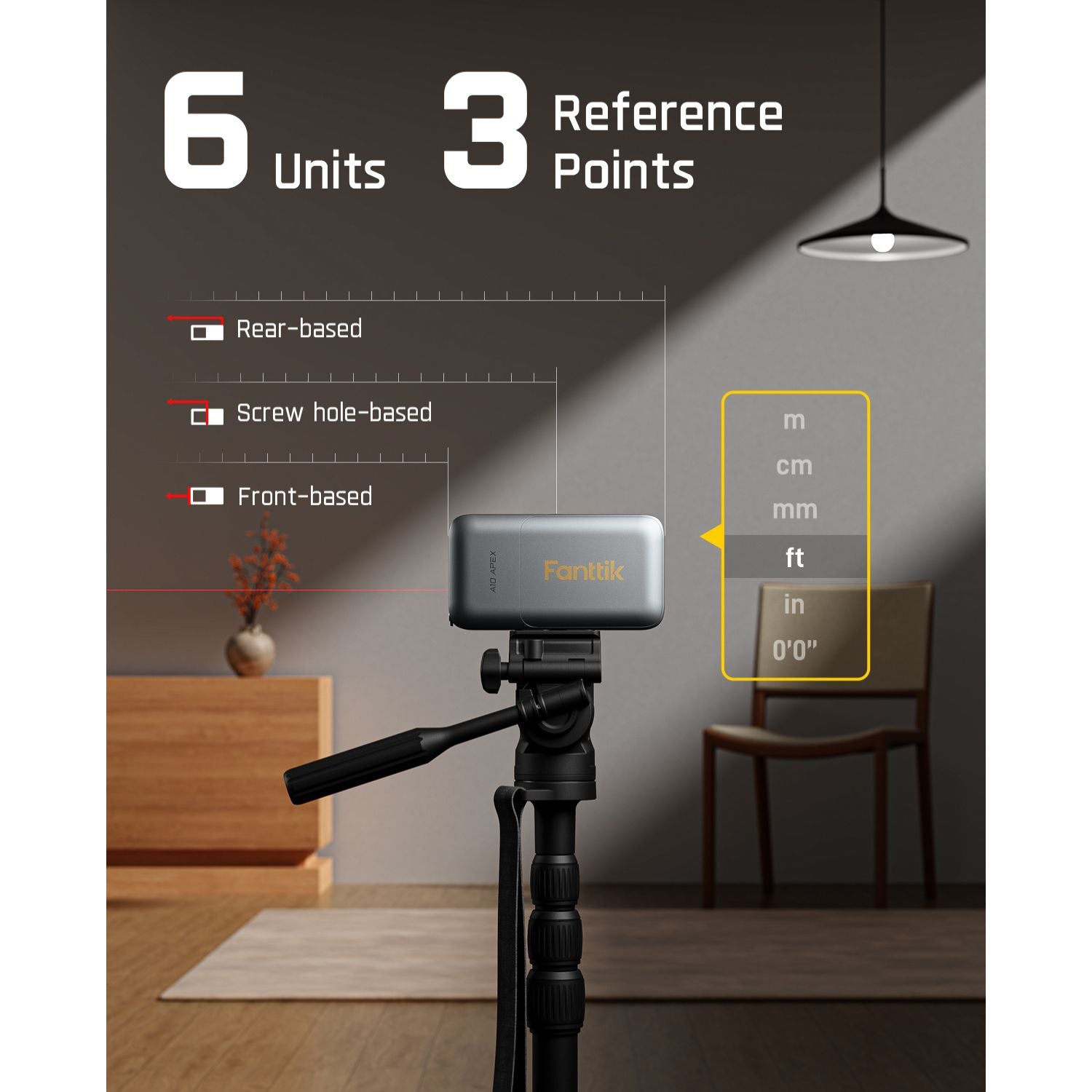 Fanttik A10 Apex 3-in-1 Laser Distance Meter