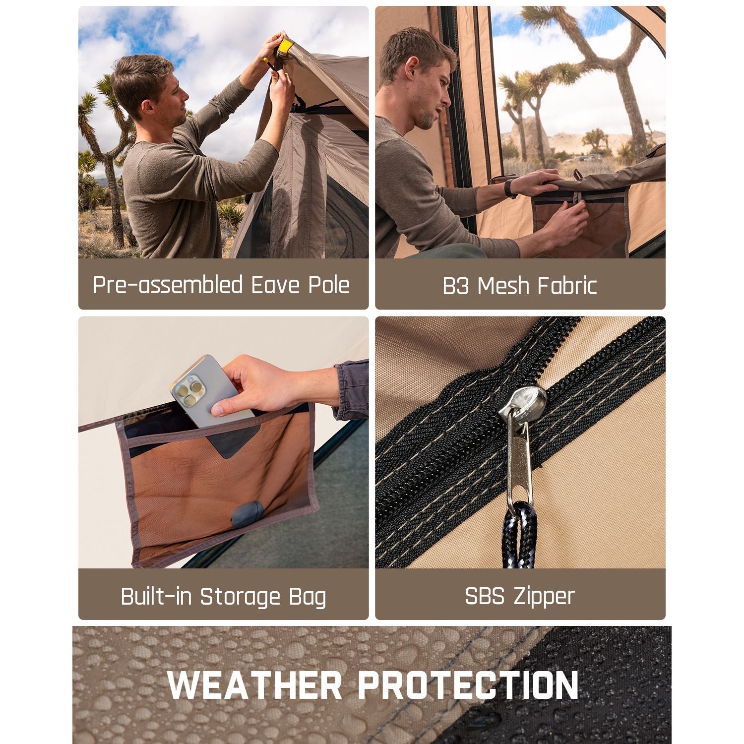 FanttikOutdoor Alpha C4 Ultra Instant Cabin Tent
