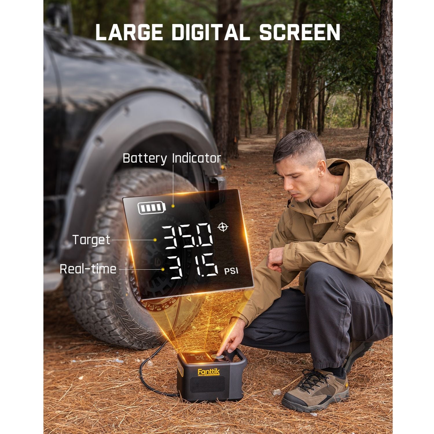 Fanttik X9 Ultra Tire Inflator and V10 APEX Foldable Car Vacuum