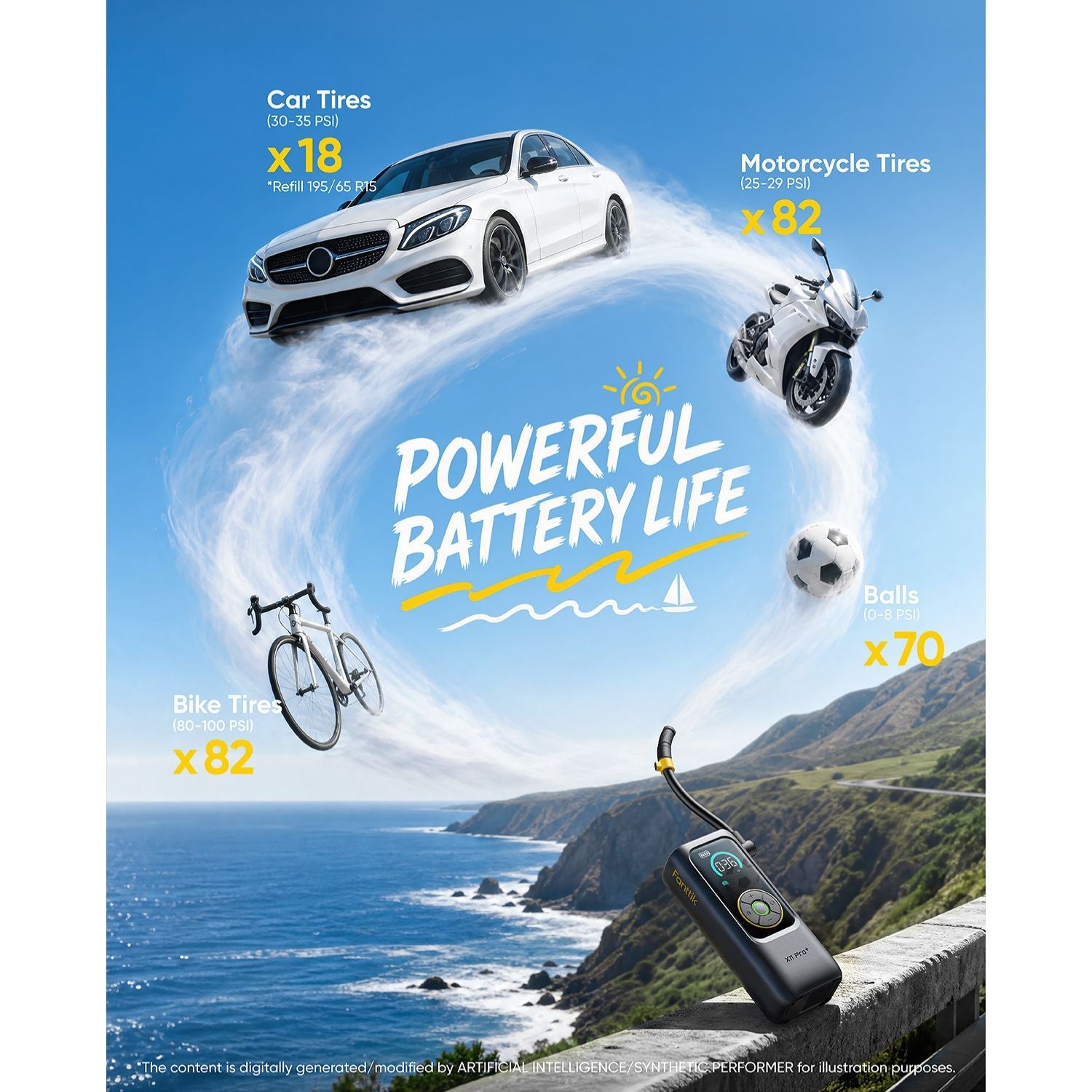 Fanttik X11 Pro+ Tire Inflator