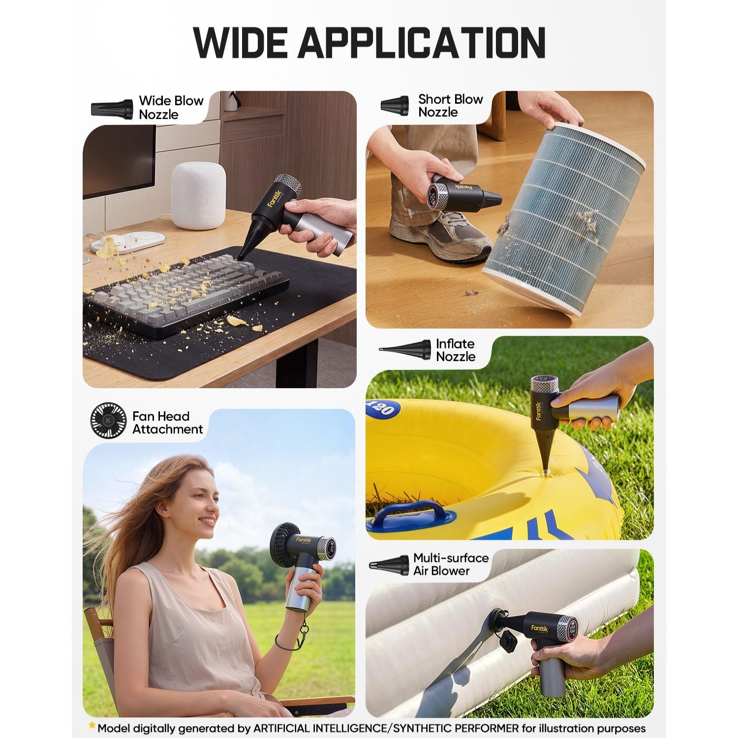 Fanttik B11 Mix 2-in-1 Electric Air Duster