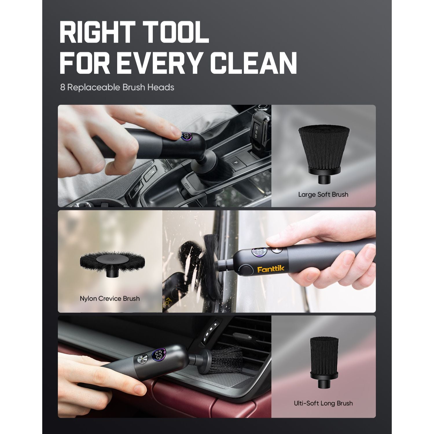 Fanttik Flip G10 Nano AutoCare Electric Spin Scrubber