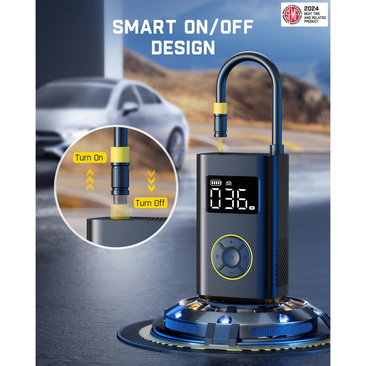 Fanttik X9 Pro Tire Inflator and Slim V8 APEX Car Vacuum