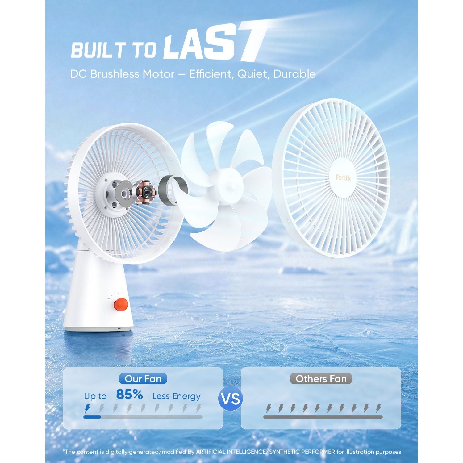 Fanttik CycleFlow 11 TurboPoly Table Top Cooling Fan