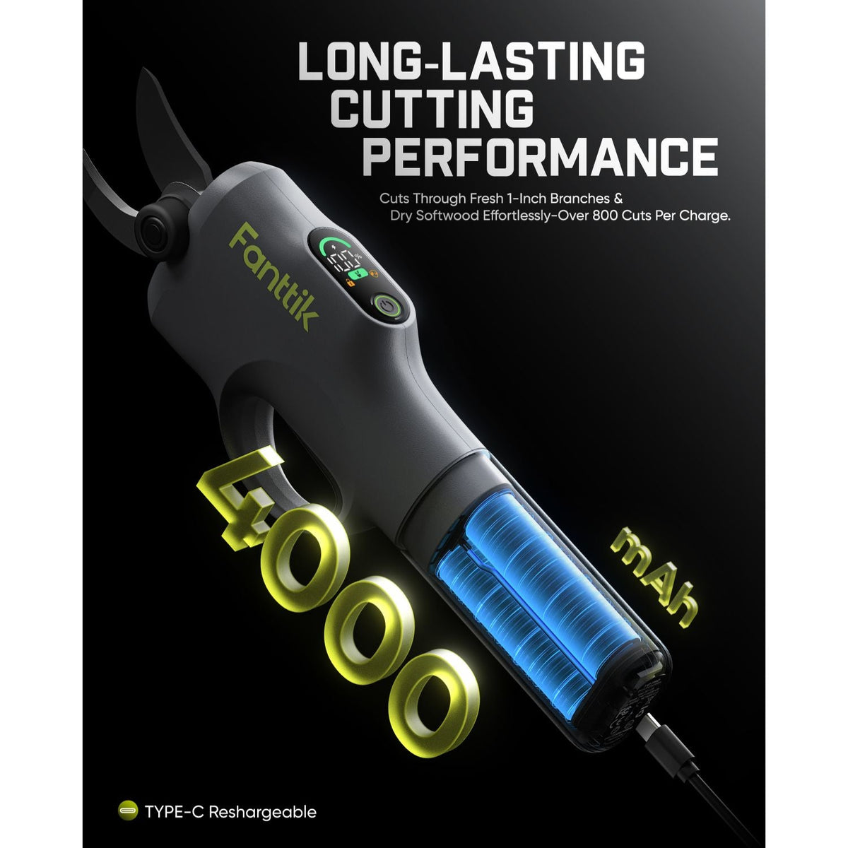 Fanttik Y10 Pro 7.2V Cordless Pruning Shears